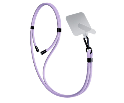Etui do telefonów 3MK Sznurek do Etui EasyClip Purple (black) 5903108568678